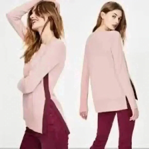 Boden Logan Side Stripe Pullover Slit Sweater Women’s Size Small - Picture 1 of 16